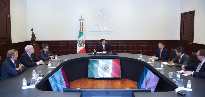 -5：墨西哥总统涅托数位部长和马云长谈一小时 聚焦中小企业跨境贸易.jpg